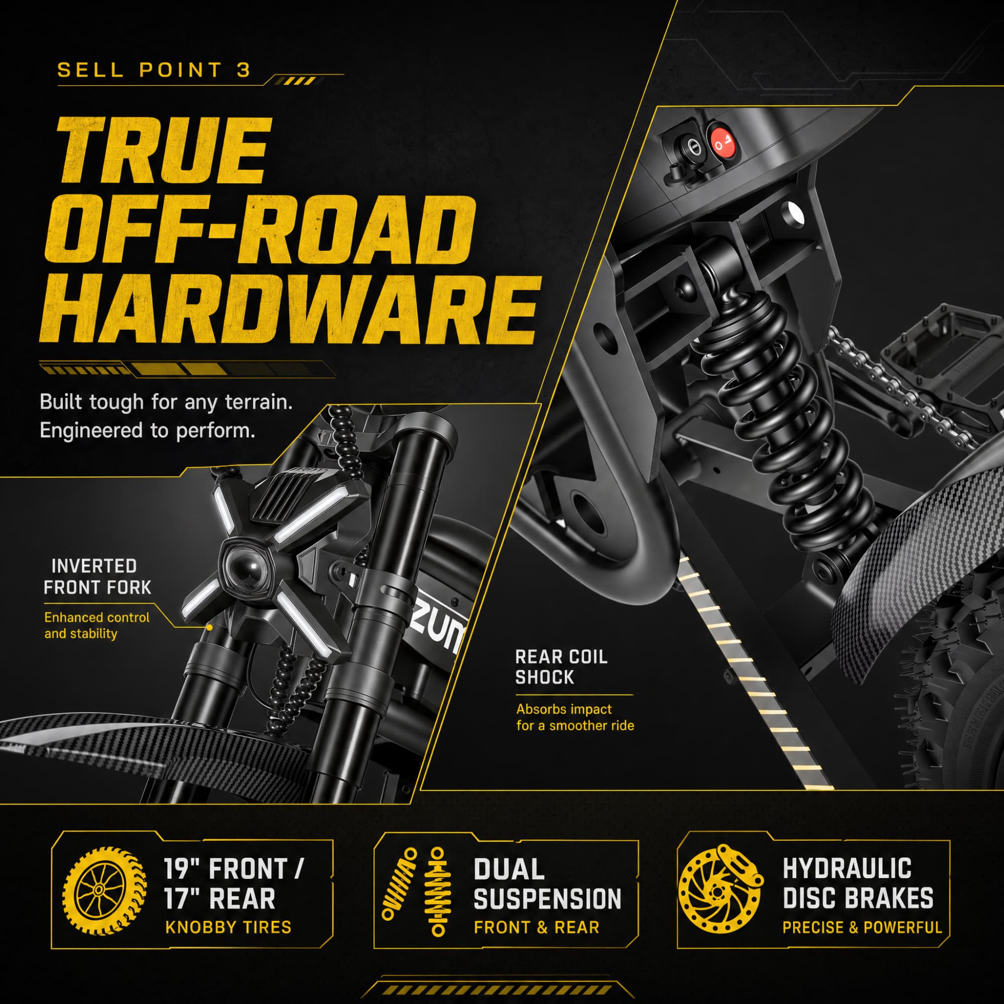 EX-01 Off-Road Electric Bike product detail 1