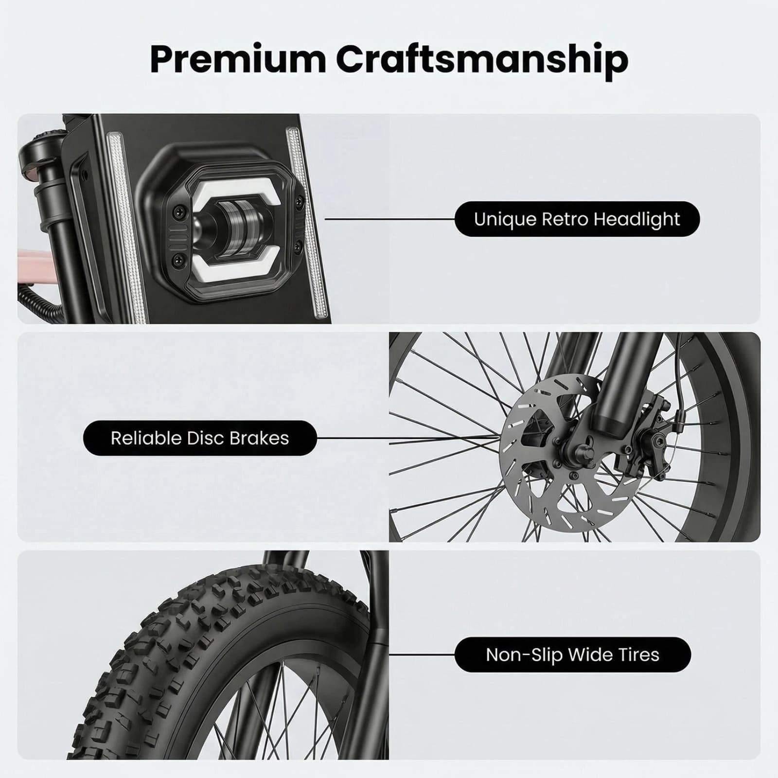 ATV02 Fat Tire Electric Bike feature 4