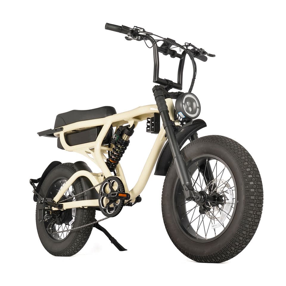 1000W Full Suspension Mountain Fat Tire E-Bike feature 3