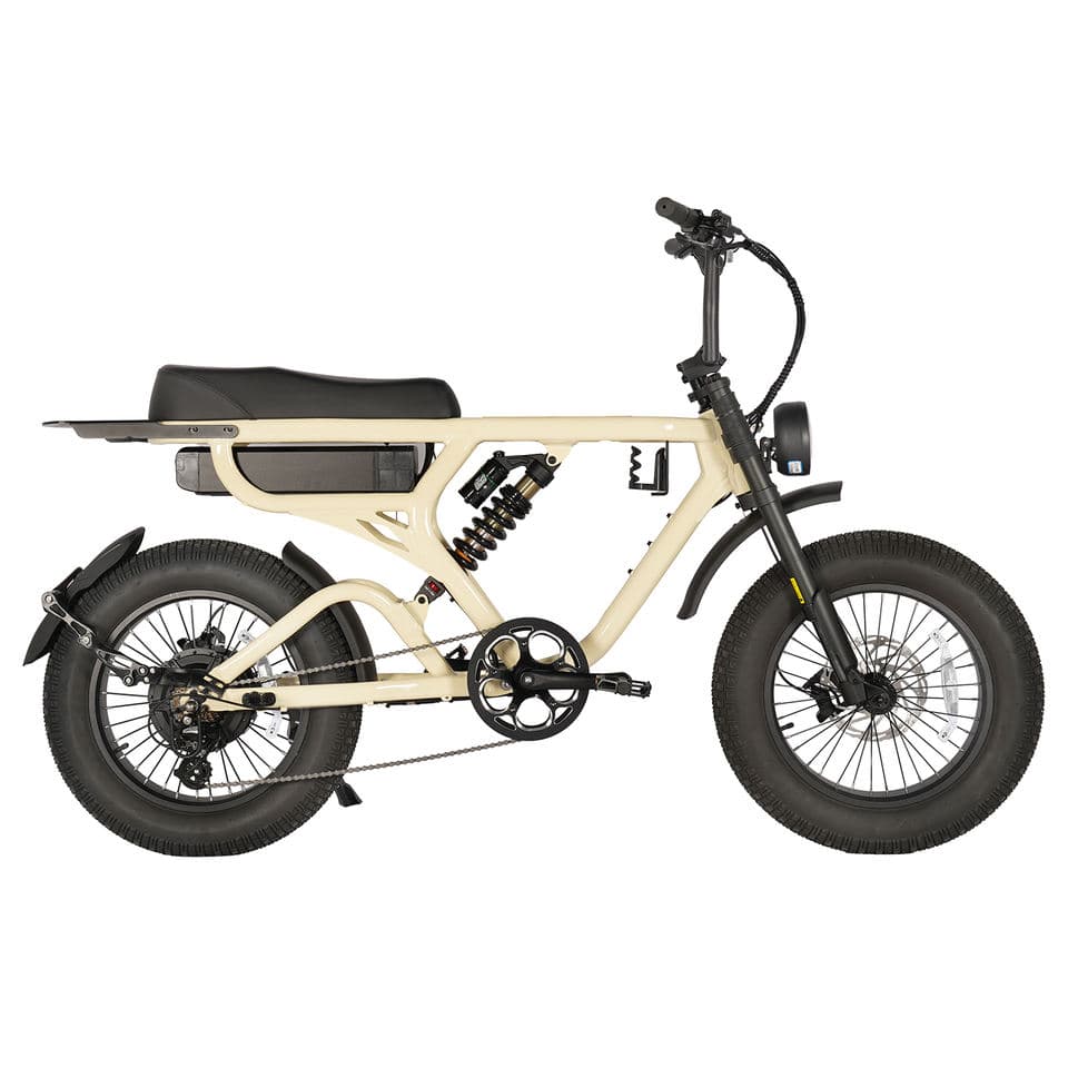 1000W Full Suspension Mountain Fat Tire E-Bike feature 4