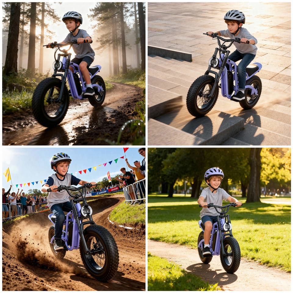 350W Kids Electric Dirt Bike feature 4