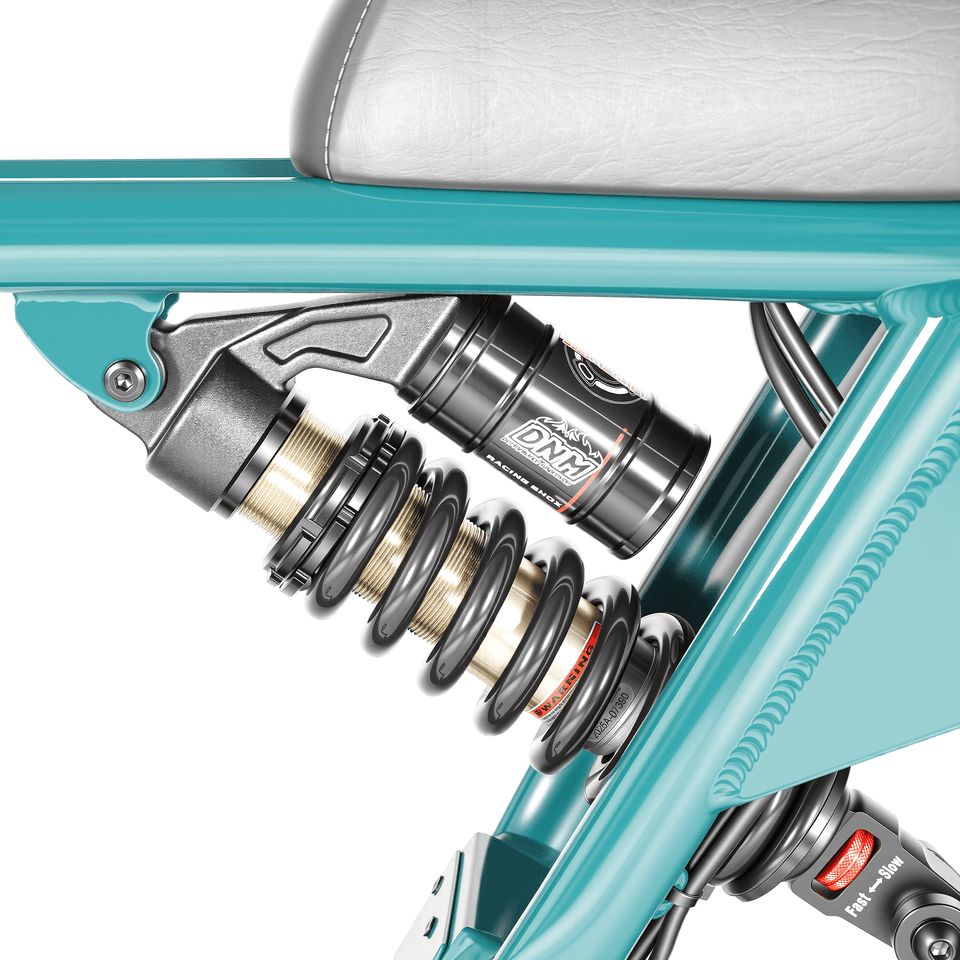 High Performance 1000W Full Suspension Fat Tire E-Bike feature 1