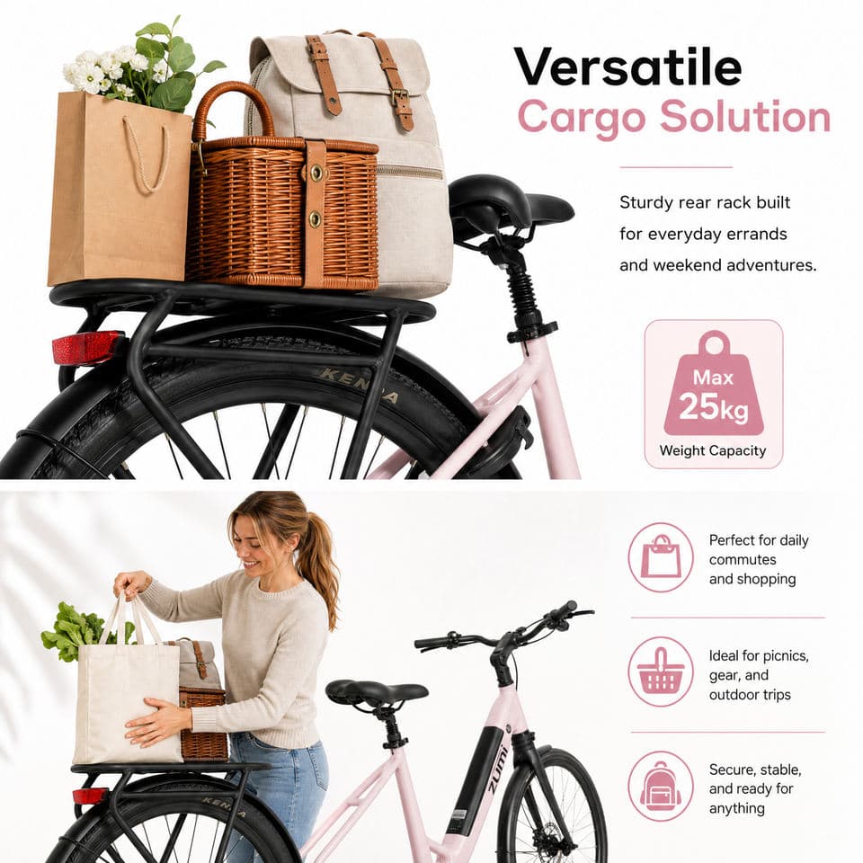 250W Women’s Step-Through Commuter E-Bike feature 1