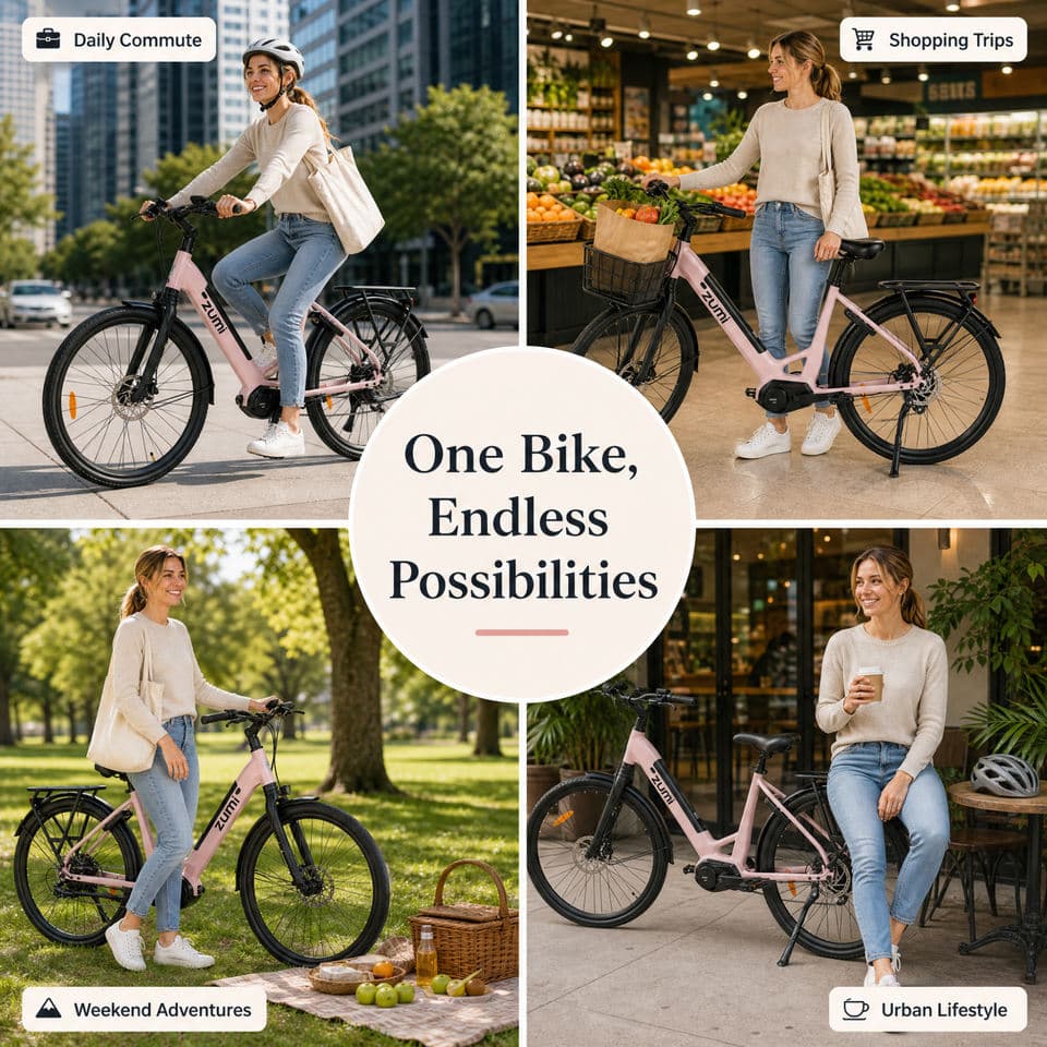 250W Women’s Step-Through Commuter E-Bike feature 3